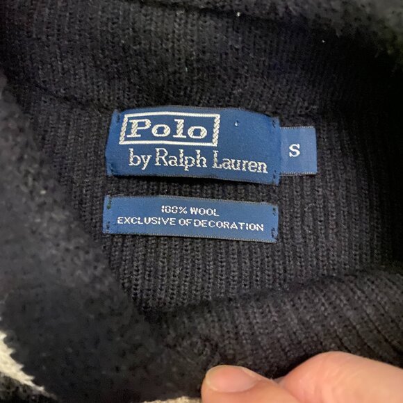 Vintage Polo Ralph Lauren Wool Ski Sweater Suicide Jump Patrol Alpine Small - Picture 2 of 8